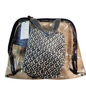 Vera Bradley Iconic 2 Piece Cosmetic Set in Holiday Owls #23815M06 NWT